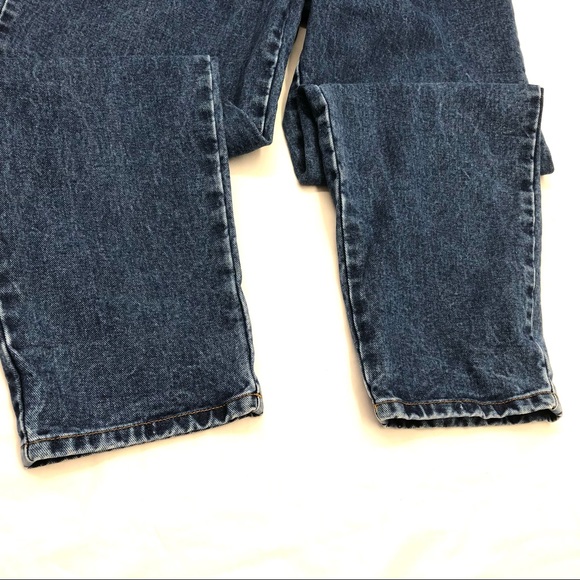 Vintage 90s Jeans Mom Jean Dark Wash Size 12 - Picture 5 of 9